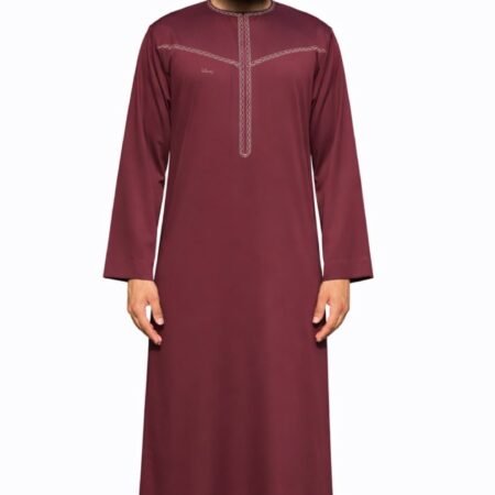 Maroon Emirati Thobe